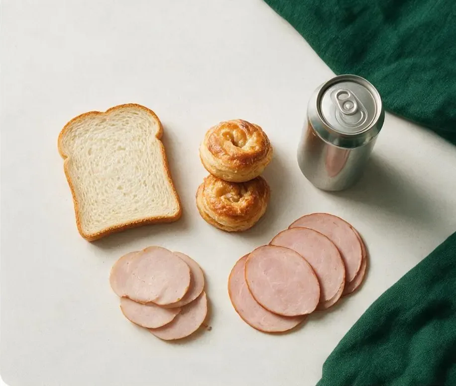 Processed foods to limit on an anti-inflammatory diet, including white bread, pastries, soda, and deli meat